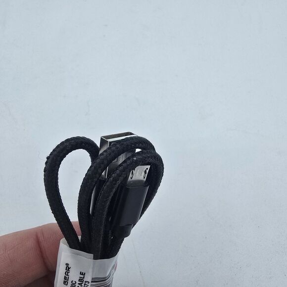 Wireless Gear 3FT Micro USB  Fabric Cable - Black - Picture 3 of 4